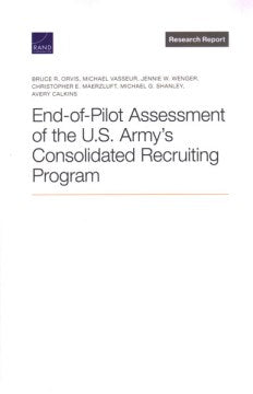 End-of-Pilot Assessment of the U.S. Army s Consolidated Recruiting Program on Sale